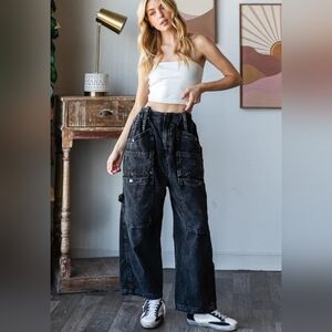 Oli & Hali Black Wide Leg Pants